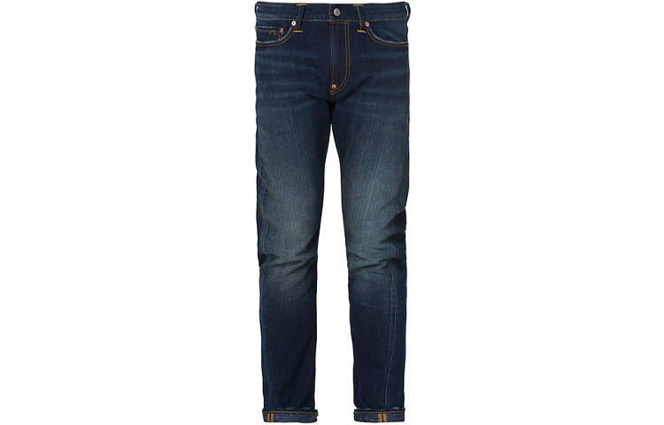 EVISU EVISU Slim Fit Pants Jeans Men's Denim Blue