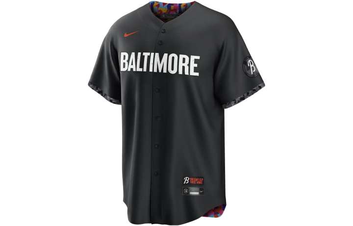 Nike Nike Baseball Jerseys Men's Black V Neck Moderate Straight Fit
