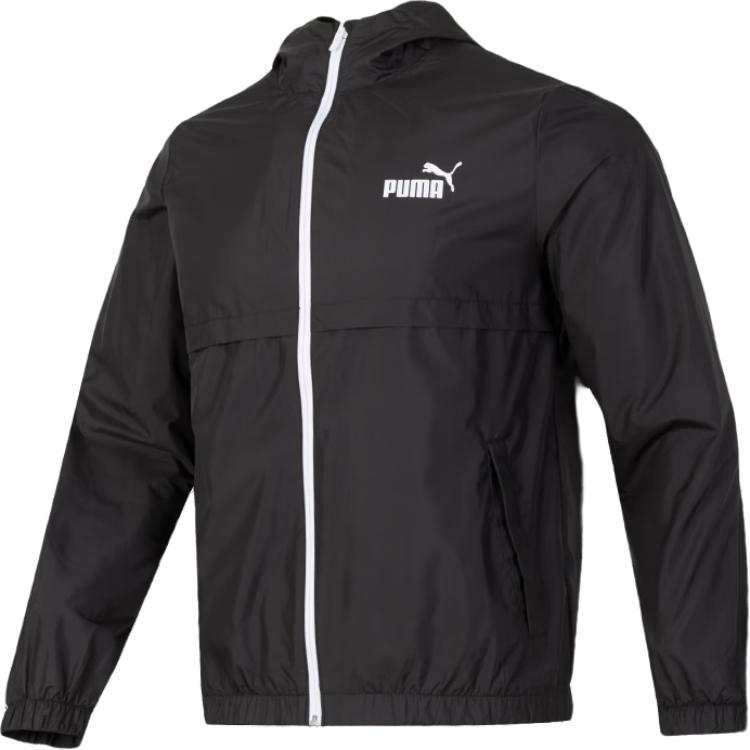 PUMA Jackets Men's Black Hooded Non Detachable Moderate Other