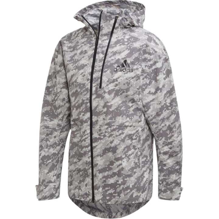 Adidas Adidas Jackets Men's White Gray Hooded Moderate Other