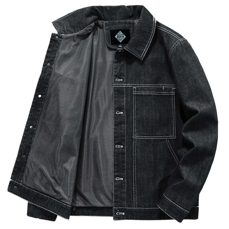 JEEP SPIRIT Jackets Men's Lapel Thickened Other