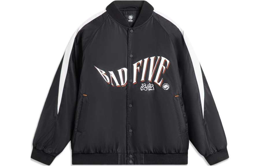 Li-Ning Li Ning BADFIVE Baseball Jacket Men's Black