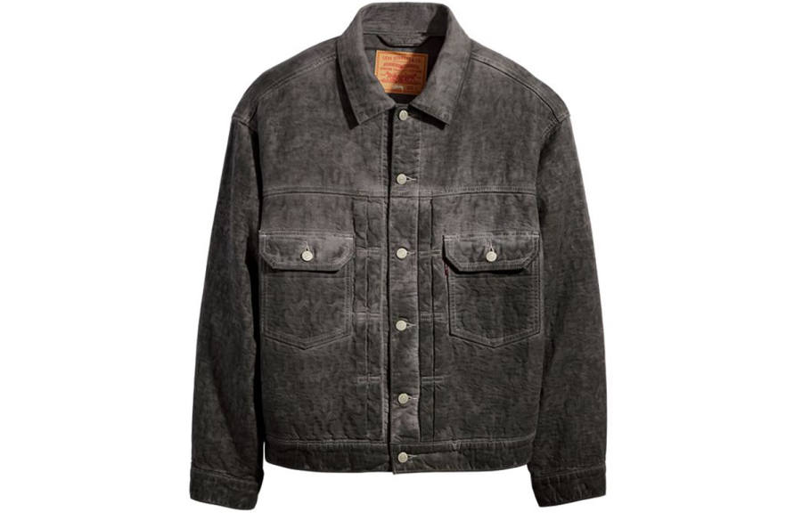 Stussy X Levis Stussy X Levis Jackets Unisex Black Lapel Moderate Workwear