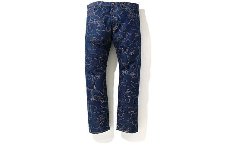 A BATHING APE Bape X Levi's Camo 501 93 Model