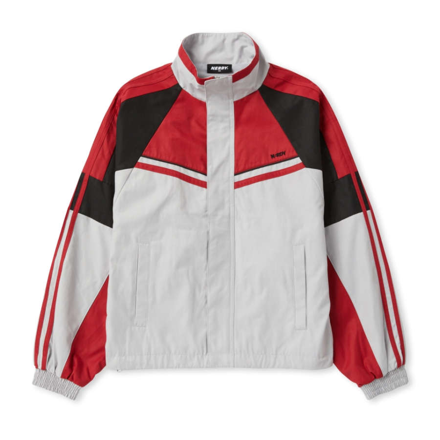 Nerdy Nerdy FW24 Jacket Unisex Light Gray