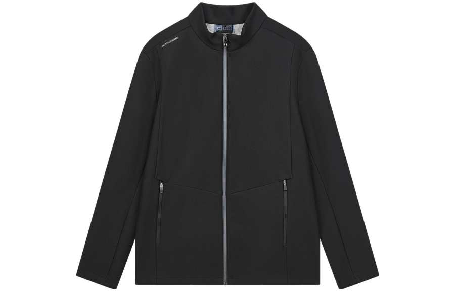 FILA Jackets Men's Black Stand Collar Moderate Other