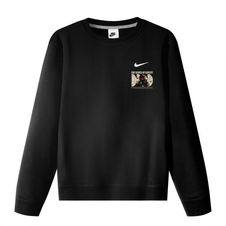 Nike Nike Sweatshirts Unisex Black Crew Neck Moderate Regular