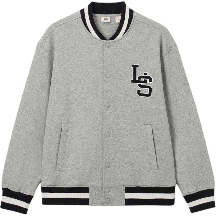 Levis Levis Baseball Jacket Men's Gray