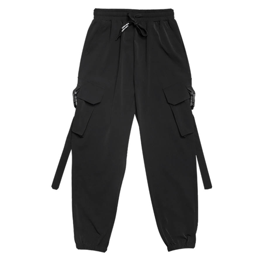 XINYINSU Casual Pants Unisex Black