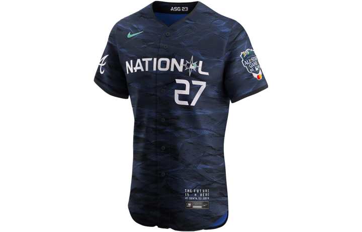 Nike Nike Austin Riley National League 2023 All Star Game Baseball Jacket Men's Royal Blue
