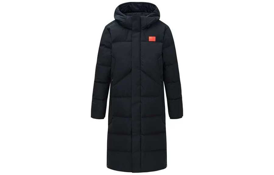 ANTA Champion All Weather Collection Down Jackets Unisex Black Hooded Moderate Other