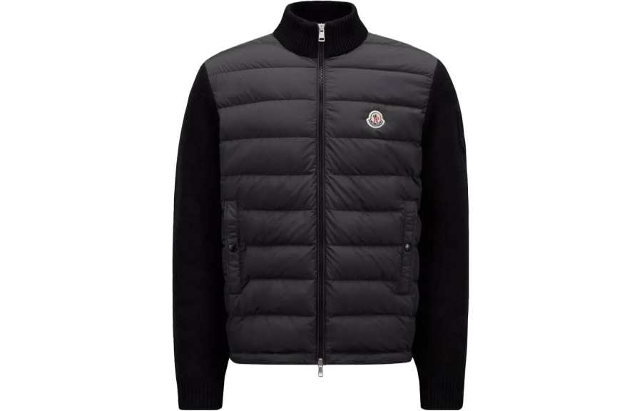 Moncler Moncler Padded Cotton Zip Up Cardigan