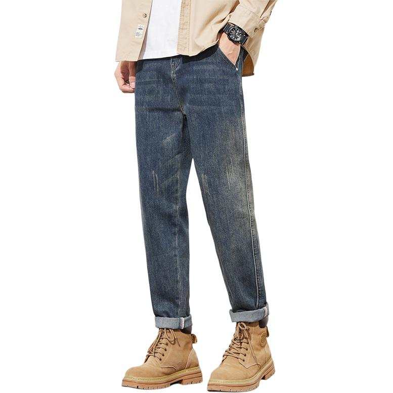 Tonlion Jeans Unisex Vintage Blue