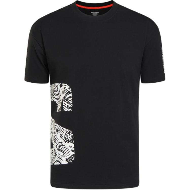 SALOMON SS25 T Shirt Unisex Pitch Black