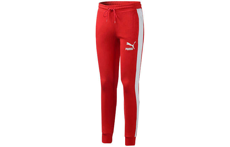 PUMA PUMA Knitted Sweatpants Men's Red