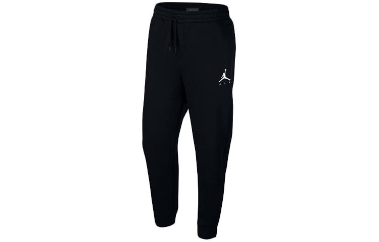 Jordan Jordan Jumpman Knitted Sweatpants Men's Black Moderate Straight Fit Pants