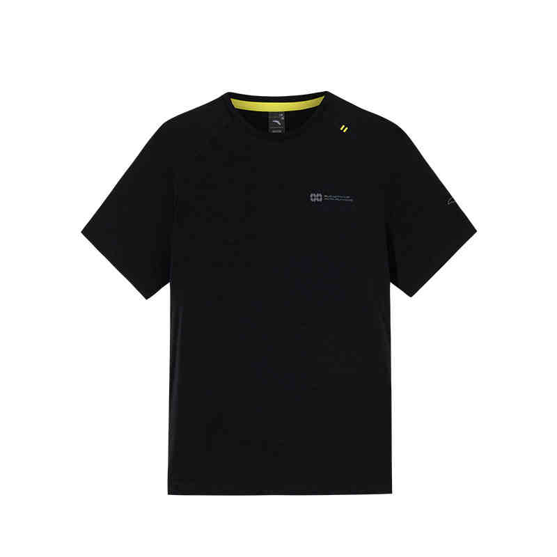 ANTA Anta Running Collection T Shirt Men's Basic Black