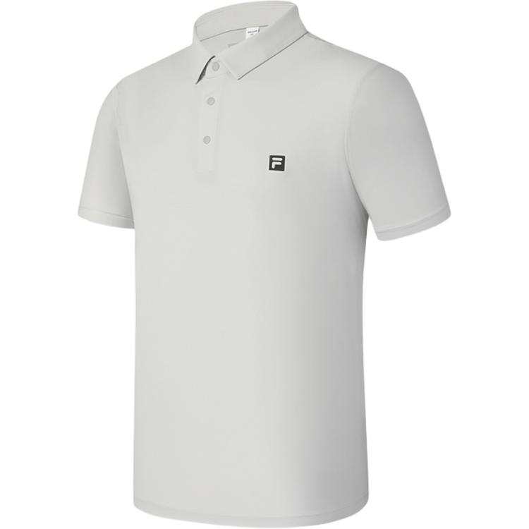 FILA Fitness SS25 Polo Shirt Men's Clear Water Gray GY