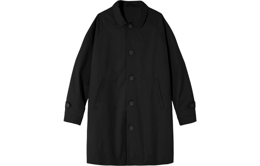 PSO Brand Trench Coats Unisex Lapel Moderate