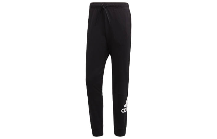 Adidas Adidas Knitted Sweatpants Men's Black Moderate Cuffed Pants