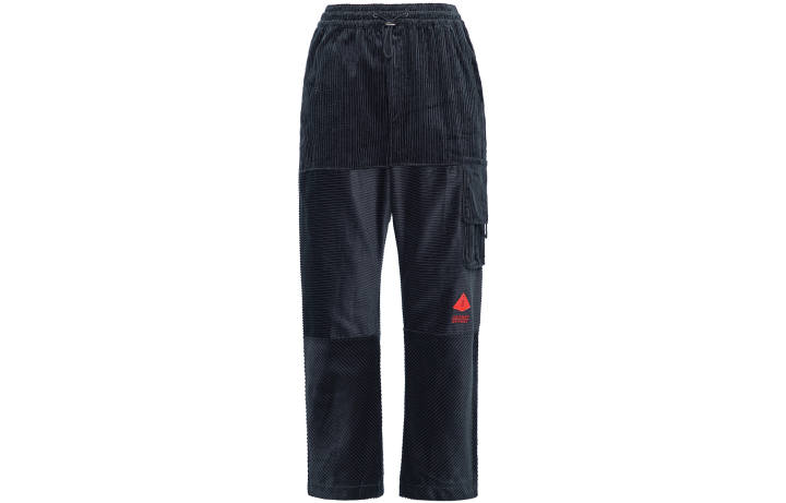 Nike Nike Corduroy Cargo Casual Straight Long Pants Black