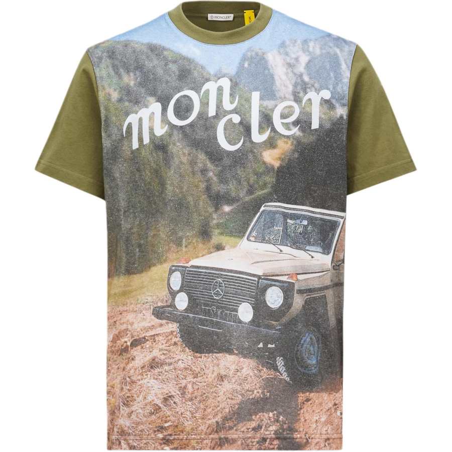 MONCLER GENIUS x By Nigo T Shirt Men's Olive Green
