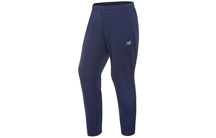 New Balance New Balance Knitted Sweatpants Men's Blue Moderate Straight Fit Pants