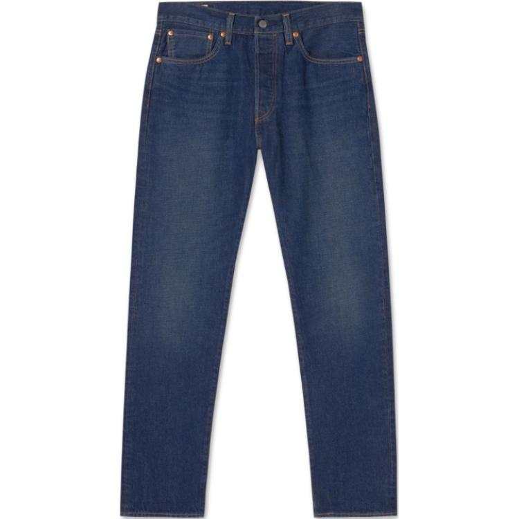 Levis Jeans Men's Dark Blue Moderate Straight Fit Pants