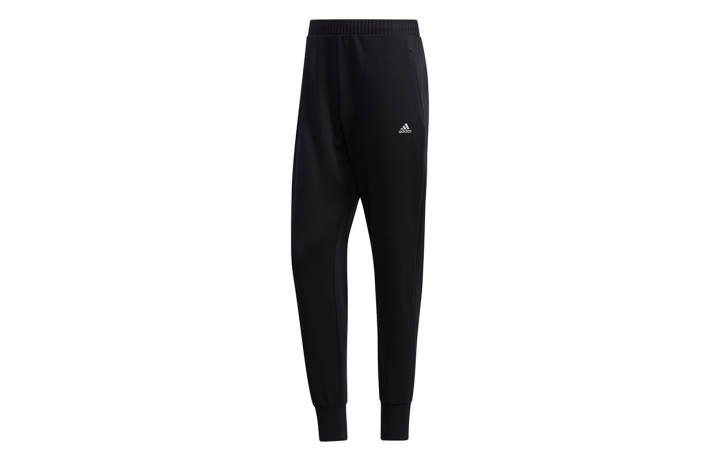 Adidas Adidas Knitted Sweatpants Men's Black Moderate Cuffed Pants