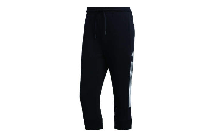 Adidas Adidas Knitted Sweatpants Men's Black Moderate Straight Fit Pants