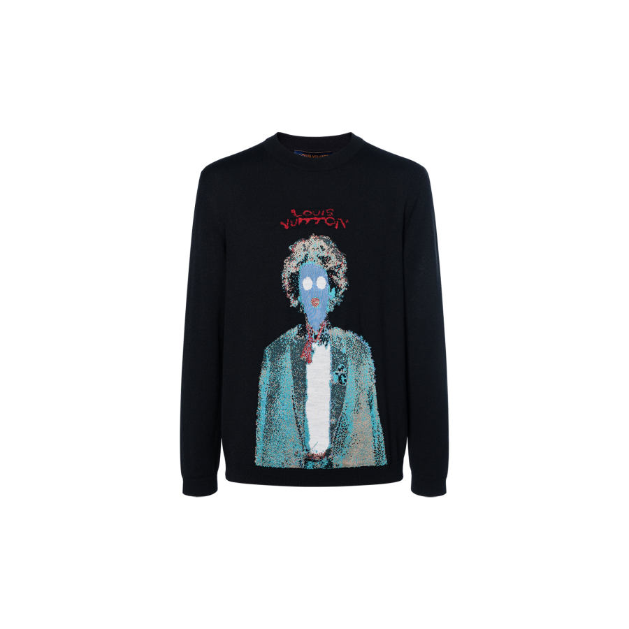 LOUIS VUITTON LOUIS VUITTON Neon Working Man Crewneck