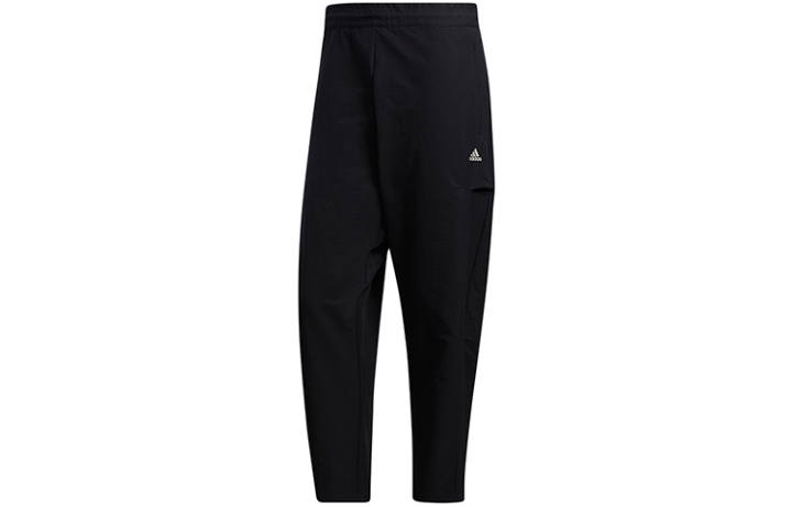 Adidas Adidas Knitted Sweatpants Men's Black Moderate Straight Fit Pants