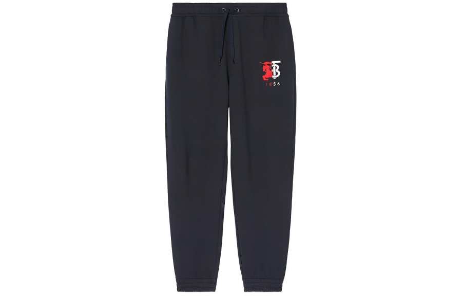 Burberry SS20 Knitted Sweatpants Men's Marine Blue