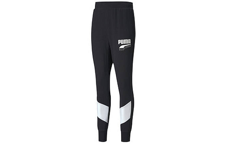 PUMA PUMA Knitted Sweatpants Men's Black Moderate Sweatpants