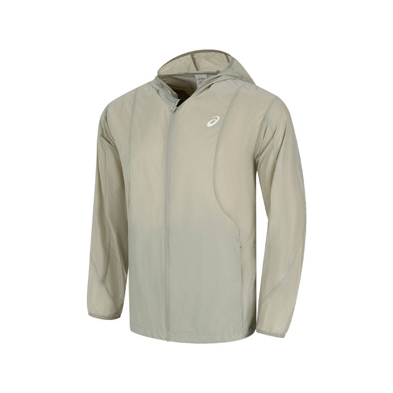 ASICS ASICS Jackets Men's Gray Hooded Thin Other