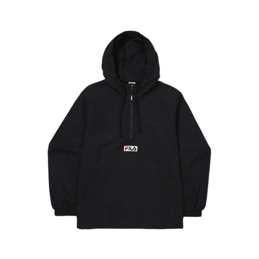 FILA Jackets Unisex Black Hooded Moderate Other