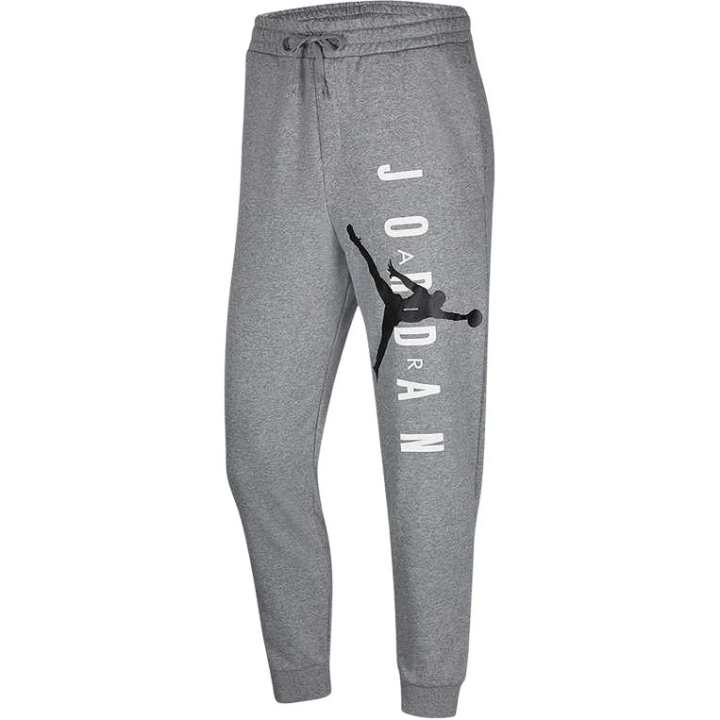 Jordan Jordan Jumpman Knitted Sweatpants Men's Carbon Gray Moderate Cuffed Pants