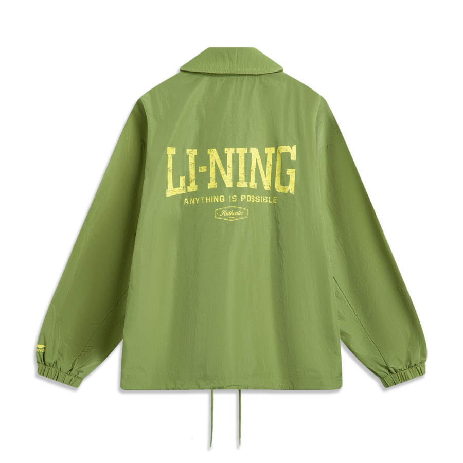 Li-Ning Li Ning Sports Life Collection Jackets & Coats Unisex Grasshopper Green
