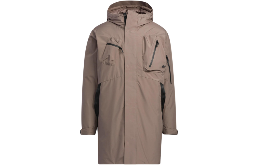 Adidas Originals Utility Down Jacket Japan Version Men's Brown