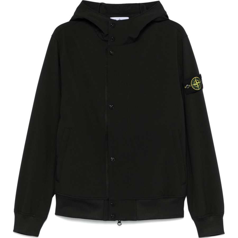 STONE ISLAND STONE ISLAND Logo Patch Hooded Jacket