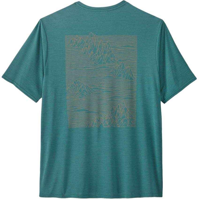 Patagonia Capilene T Shirt Men's Wetland Blue/Wetland Blue