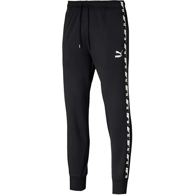 PUMA PUMA Knitted Sweatpants Men's Moderate Cuffed Pants