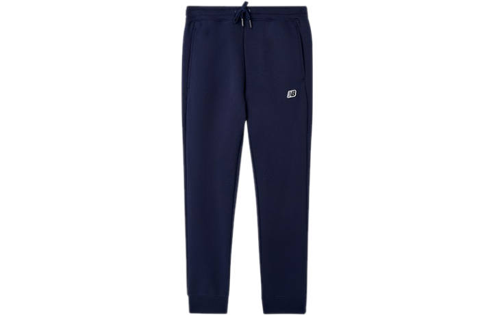 New Balance New Balance Knitted Sweatpants Men's Navy Blue Thickened Cuffed Pants
