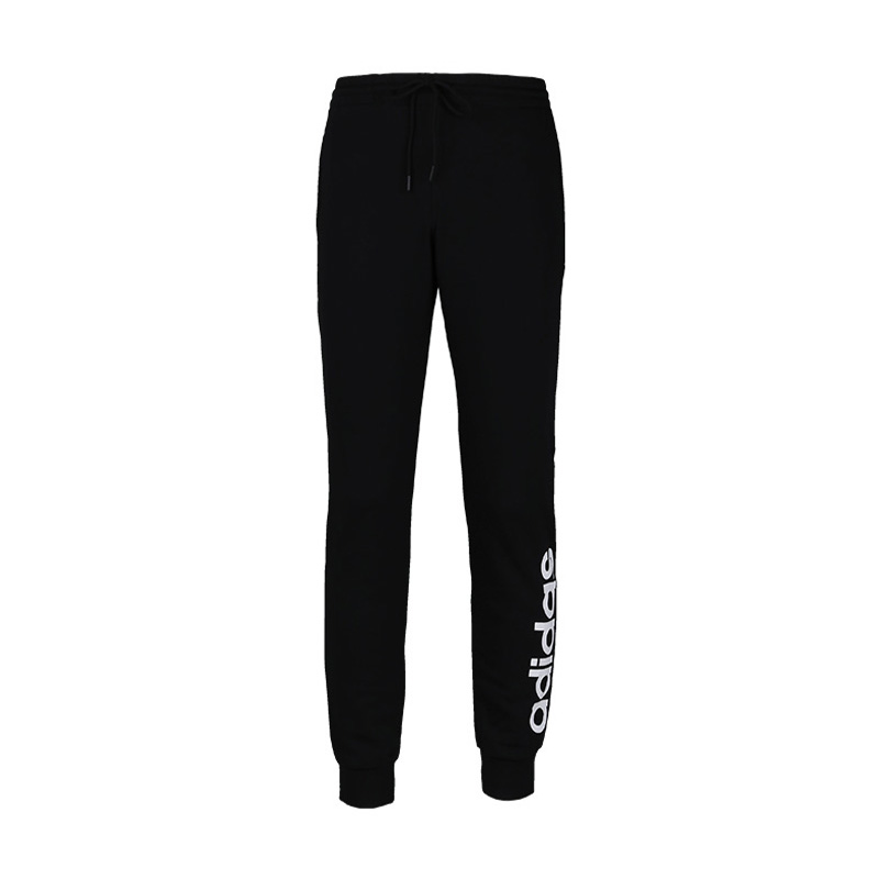 Adidas Neo Knitted Sweatpants Men's Black Moderate Cuffed Pants