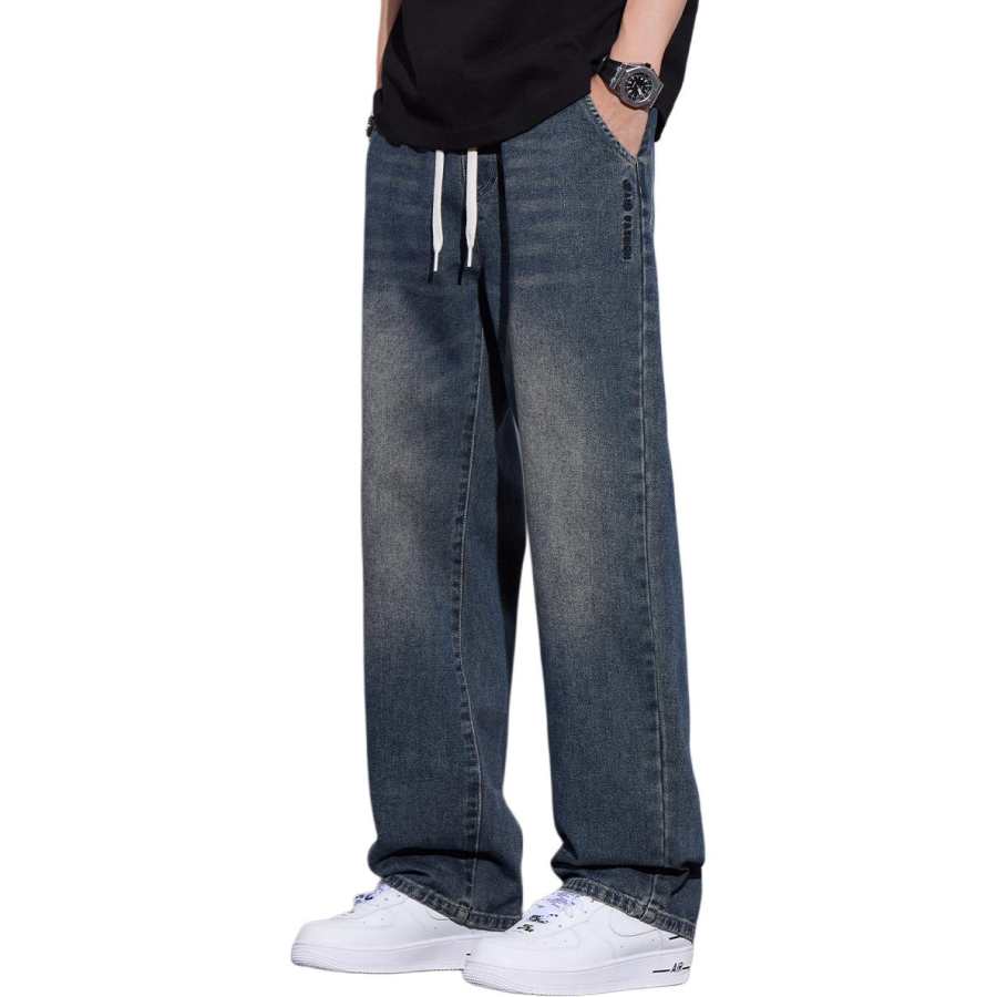 Tonlion Jeans Unisex Vintage Blue