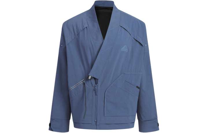 Adidas Adidas Sportswear Fleece Jacket Jackets & Coats Men's Gray Blue