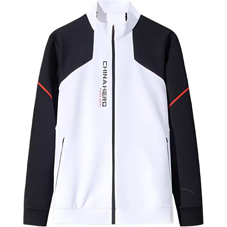 ANTA Anta Variety Training Collection Jackets & Coats Men's Pure White/Basic Black