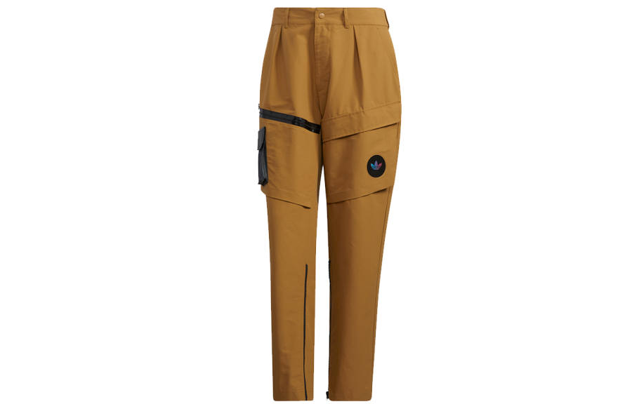 Adidas Originals PREMIUM WOVEN Cargo Pants Men's Orange Moderate