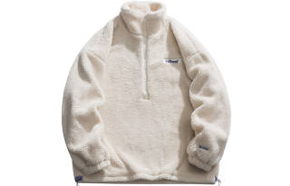 STORMATE Puffer Jackets Unisex Stand Collar Fleece Lined Puffer Jacket