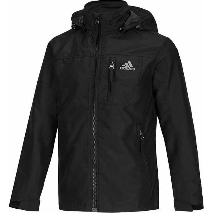 Adidas Adidas Jackets Men's Black Hooded Moderate Other